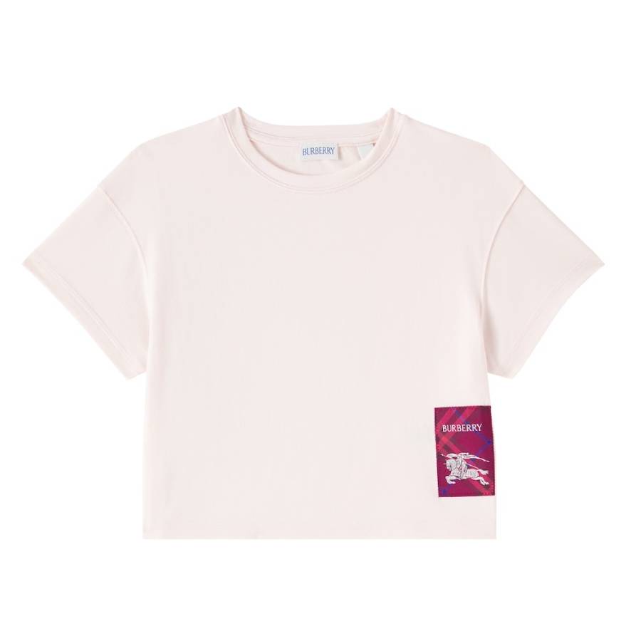 Burberry Girls EKD Cotton Jersey T-Shirt