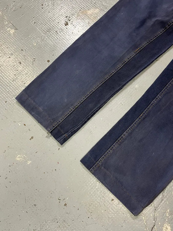 2000s Burberry Navy Light Worker Pants