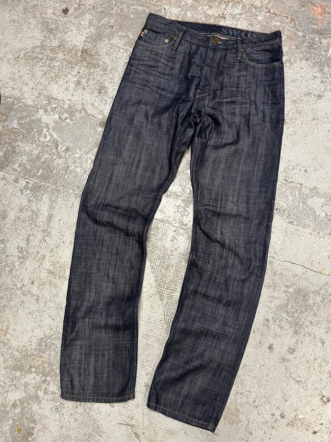 2000s Burberry Raw Denim Jeans