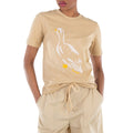 Burberry Duck Printed Crewneck Cotton T-Shirt