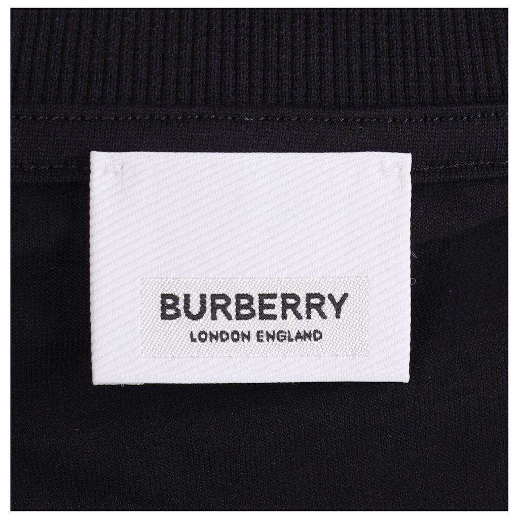 Logo Embroidered Black T-Shirt With Minimalist Aesthetic