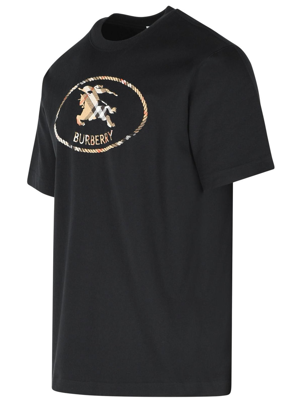 Burberry 'Seth' Black Cotton T-Shirt Men