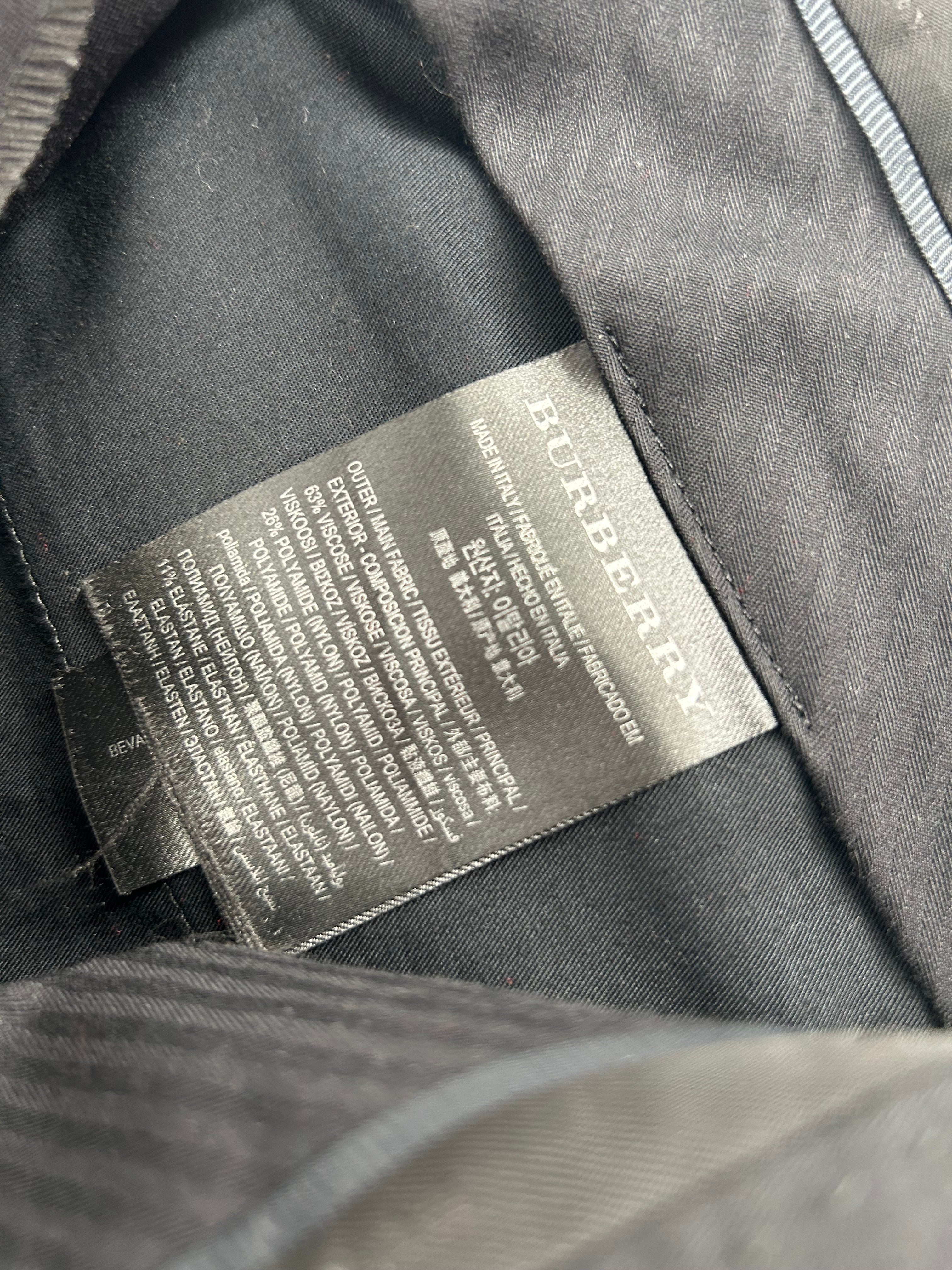 BURBERRY/Straight Pants/52/BLK/Chino/itlarsrl15fil