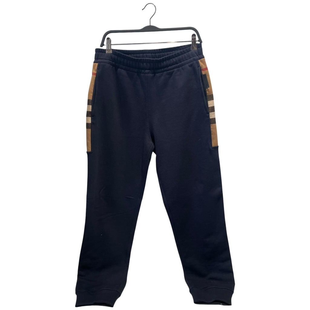 BURBERRY/Pants/M/Cotton/NVY/ckeck panel jogging
