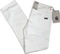 NWT - Carhartt  White Stretch  W'Recess Ankle Pant  - Size 26