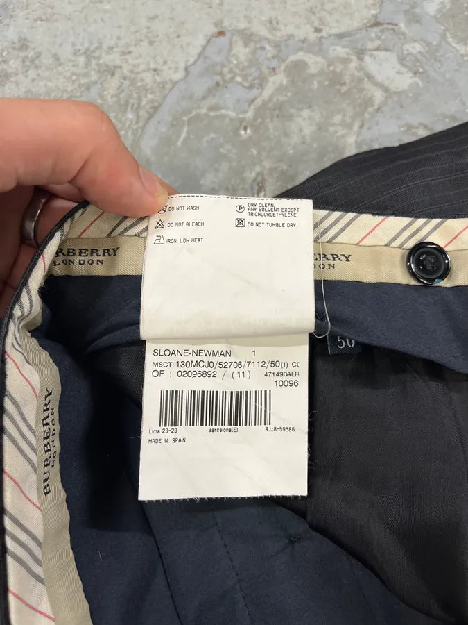 Burberry Black Elegant Pants Suit
