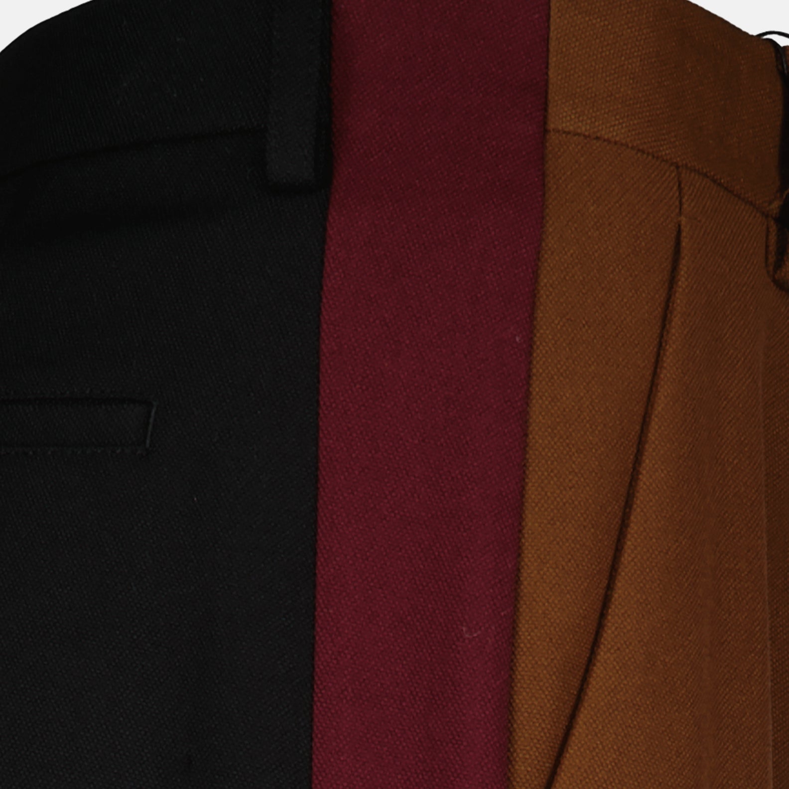 Tailored Brown Straight-Leg Trousers